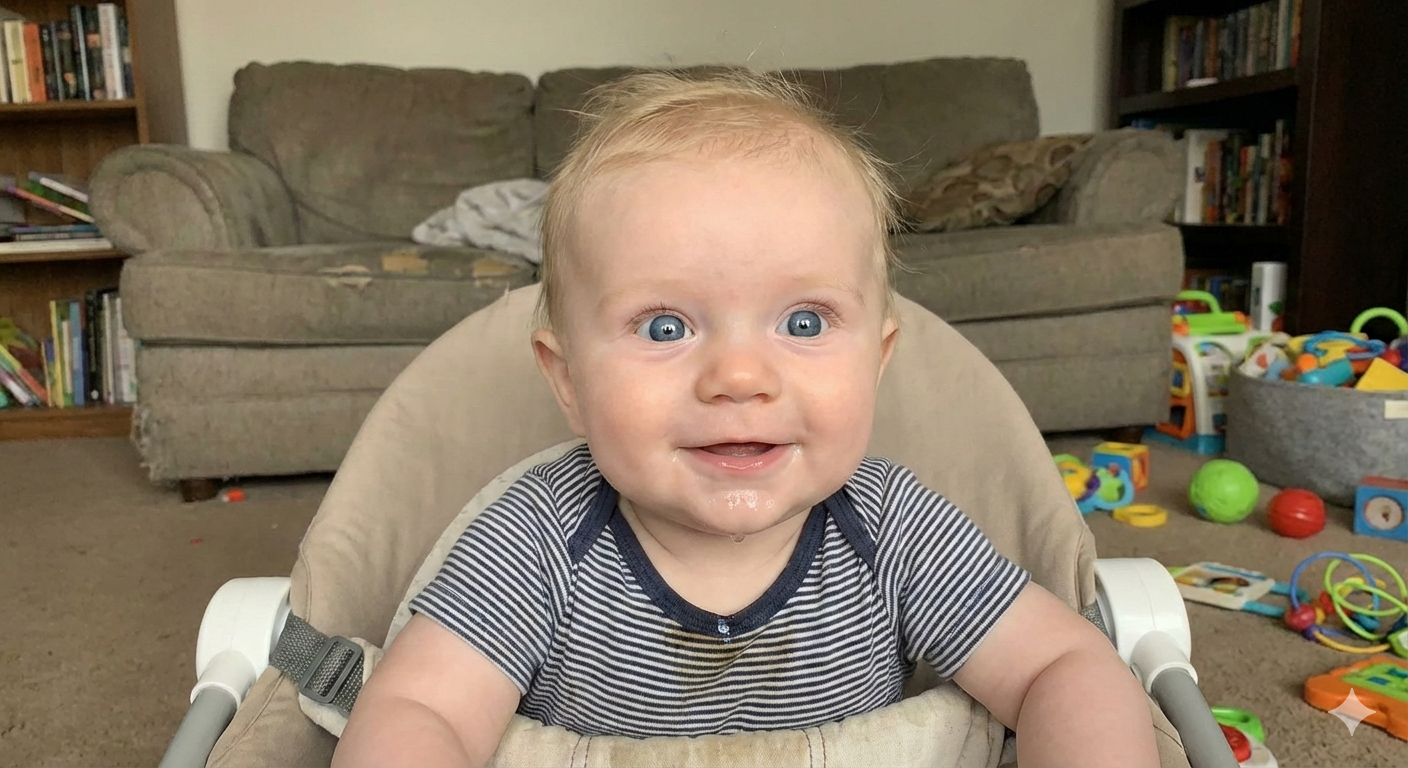 Before - Newborn casual photo