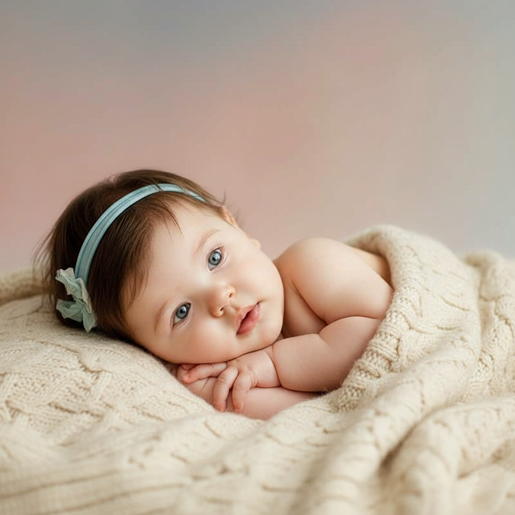 After - Newborn Studio style